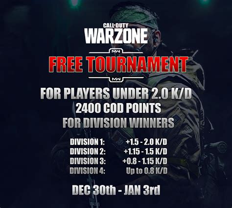 Call of Duty: Warzone Tournaments .